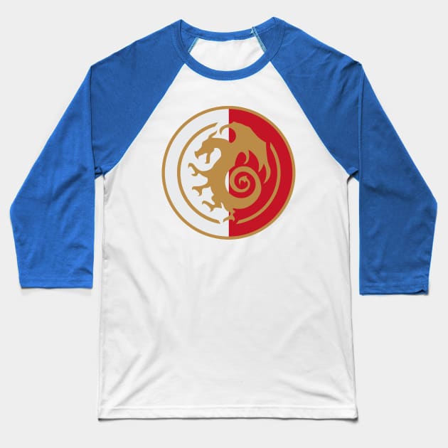 Arthurian Pantheon - Smite Baseball T-Shirt by potatonomad